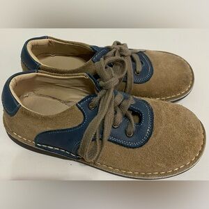 Kid Express Brown and Blue Dress Shoes
